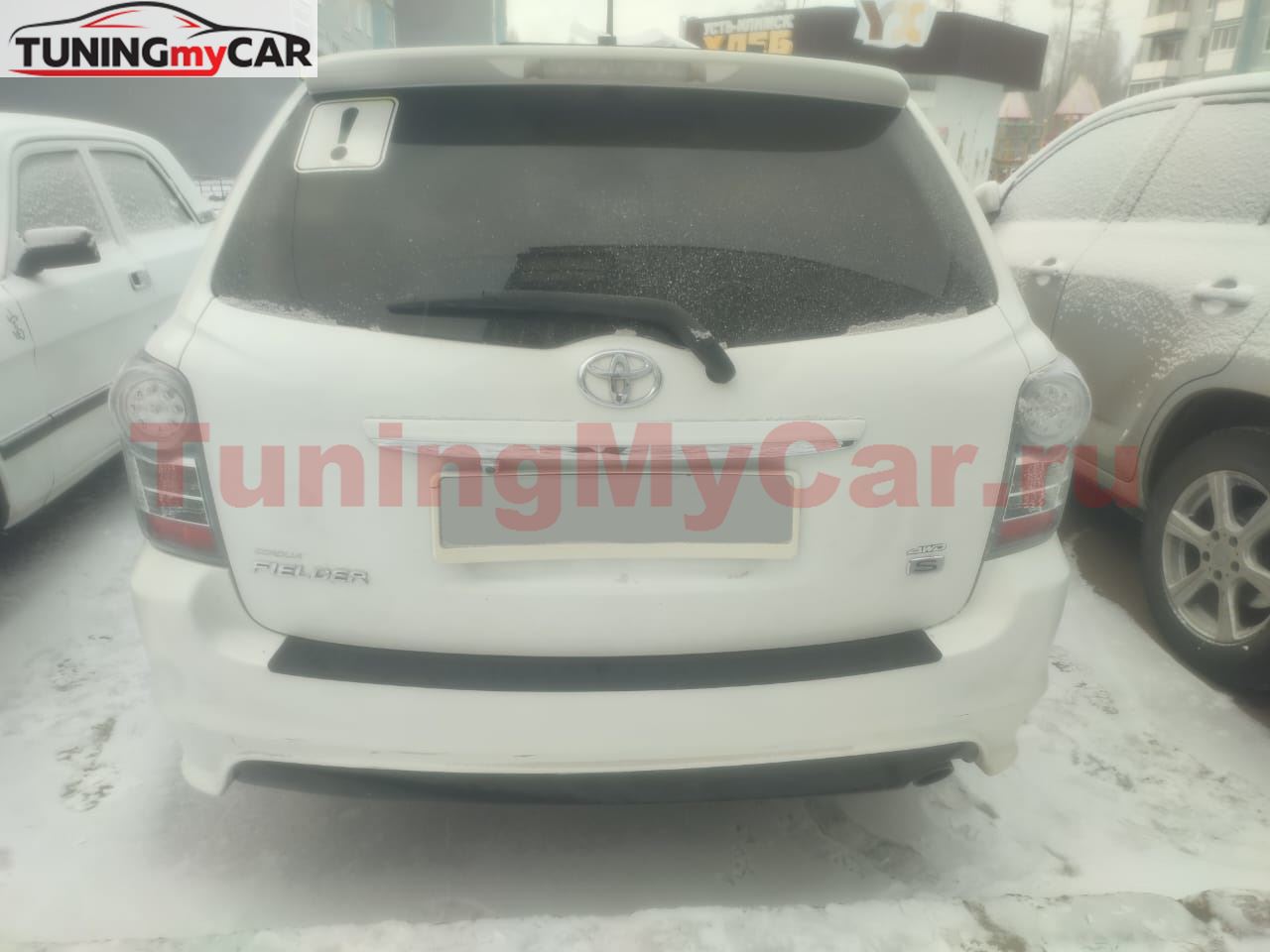 Накладка на задний бампер для Toyota Corolla Fielder E140 2006-2012
